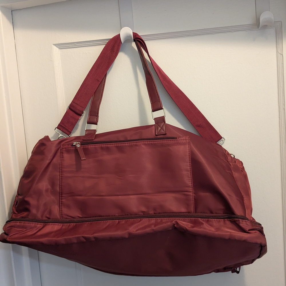 Burgundy Bag with Shoulder Straps (Price Drop!)
